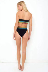Peixoto - Zoni High-Waist Full Bikini Bottom