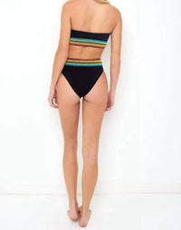 Peixoto - Zoni High-Waist Full Bikini Bottom