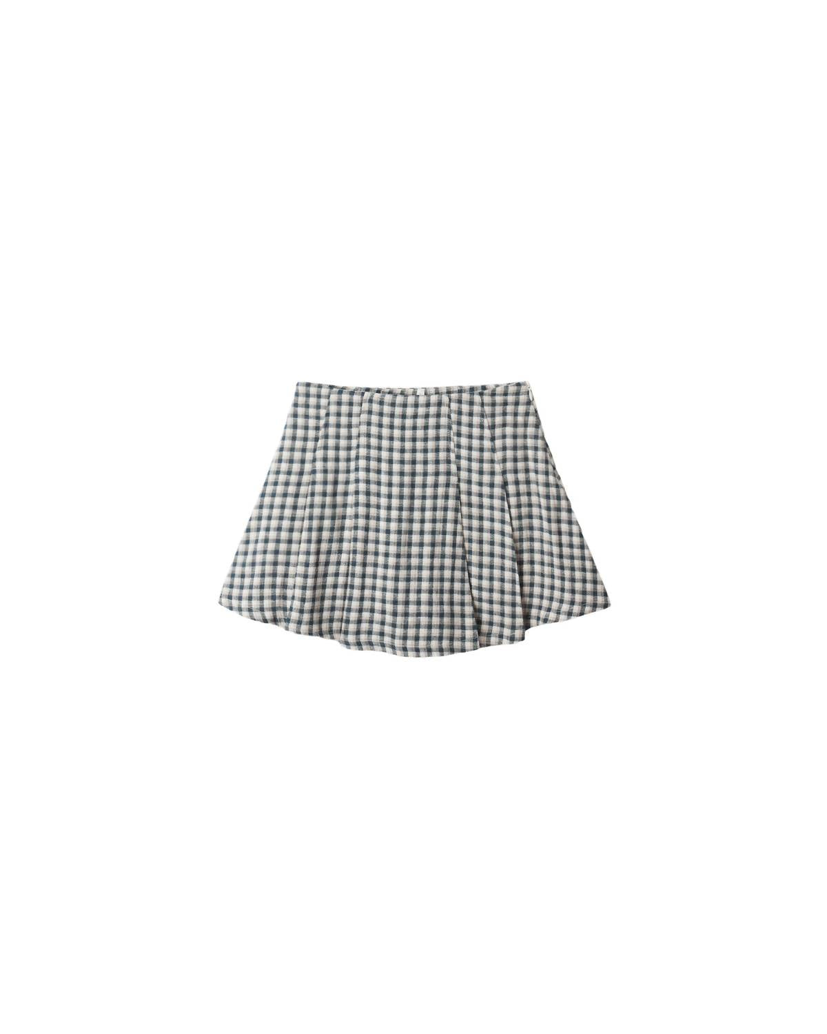 Rylee + Cru - Girl's Pleated Check Mini Skirt