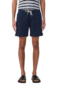 NN07 Gregor Drawwstring Shorts in navy blue - men's shorts