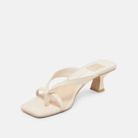 Dolce Vita Women's Brevel Sandal in bone leather 1 - women's sandal - alternate view