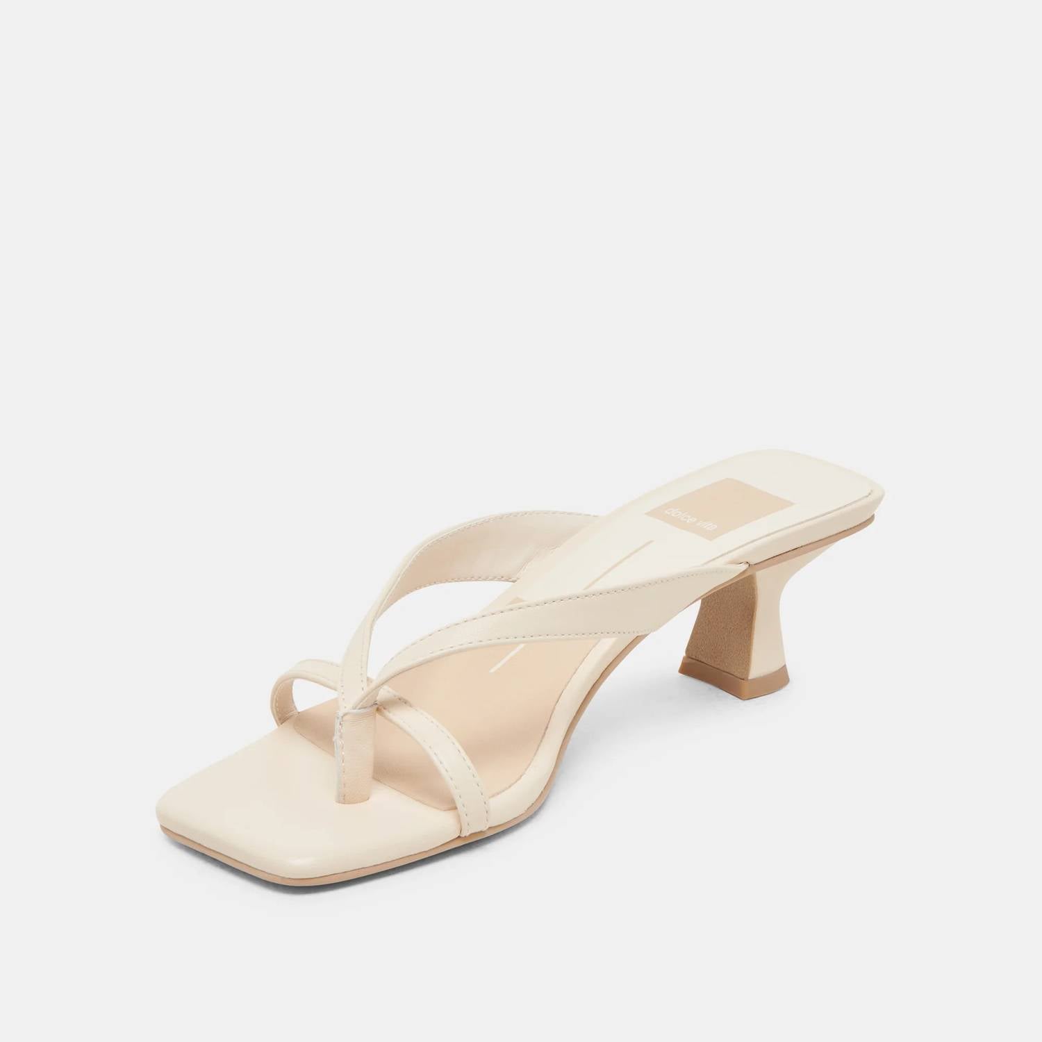 Dolce Vita Women's Brevel Sandal in bone leather 1 - women's sandal - alternate view