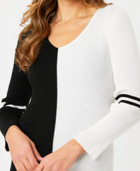 Angel Apparel - V-neck Ribbed Sweater