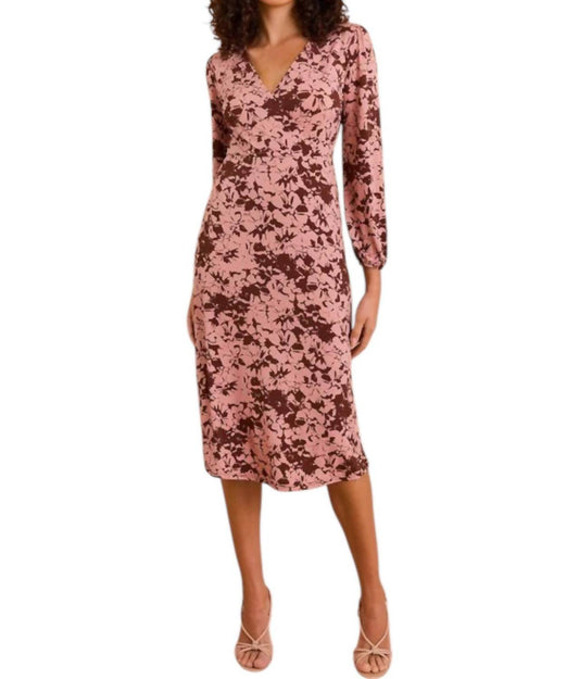 Gilli - Faux Wrap Midi Dress