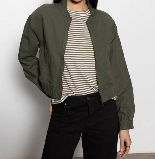 Sanctuary - Linen Bomber Jacket