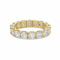 Diana M Jewels - Women's Round Lab-Grown Diamond Eternity Band (6.00 Ct) - Elegant