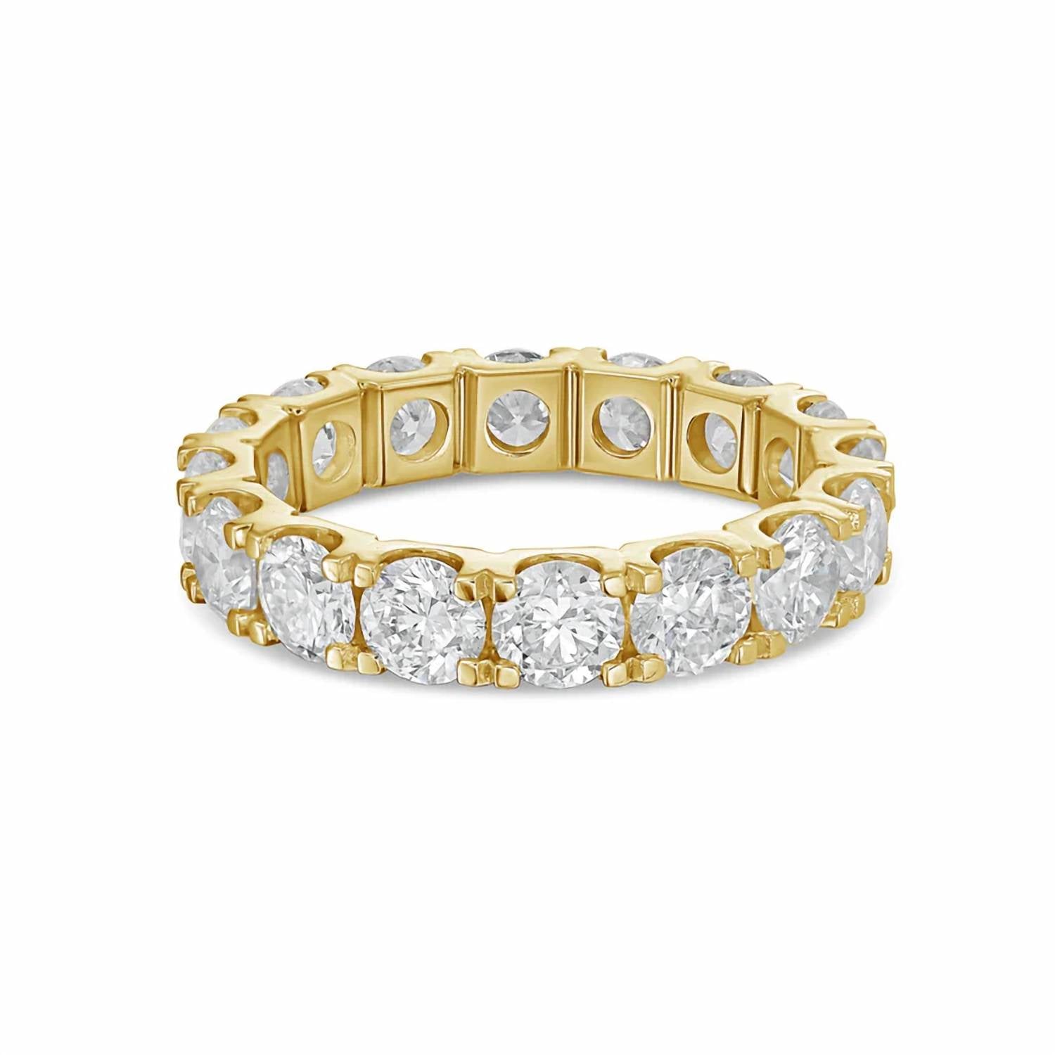 Diana M Jewels - Women's Round Lab-Grown Diamond Eternity Band (6.00 Ct) - Elegant