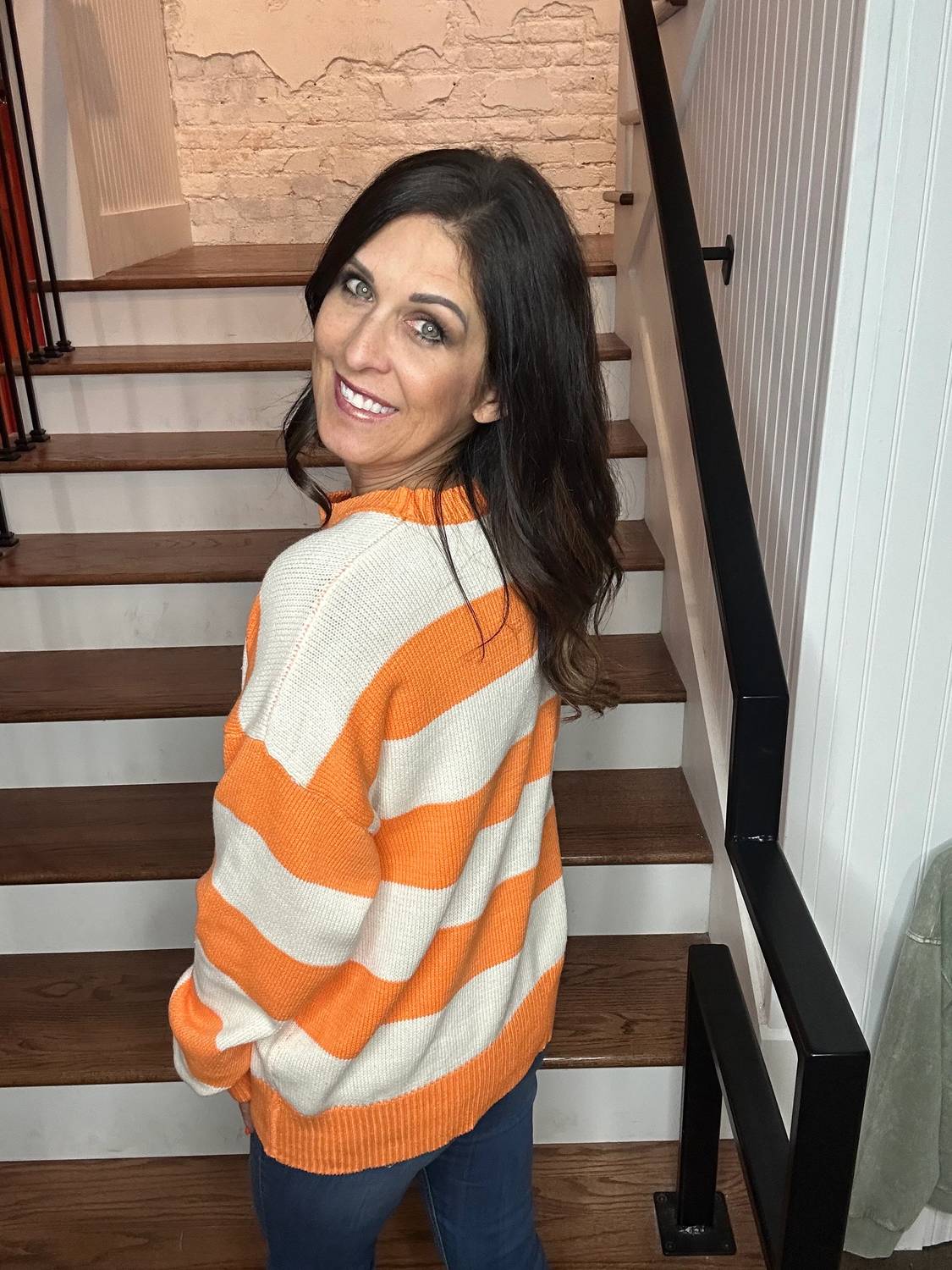Kori - Gameday Striped Sweater