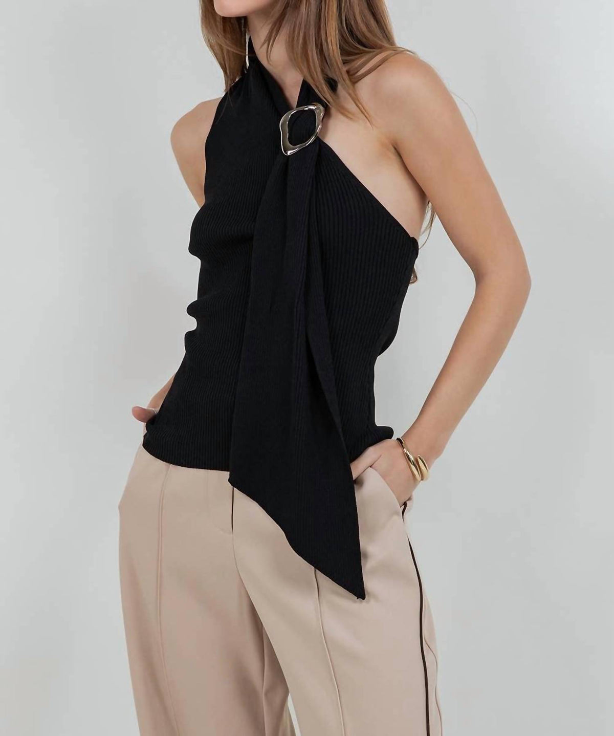 Whiteroom+Cactus - Pria One Shoulder Top