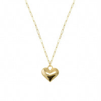Adriana Pappas - Women's Heart Padlock Necklace