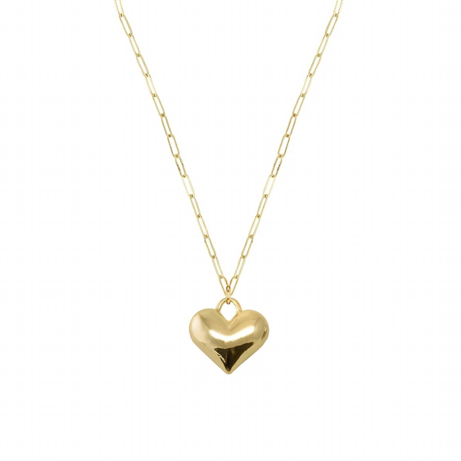 Adriana Pappas - Women's Heart Padlock Necklace