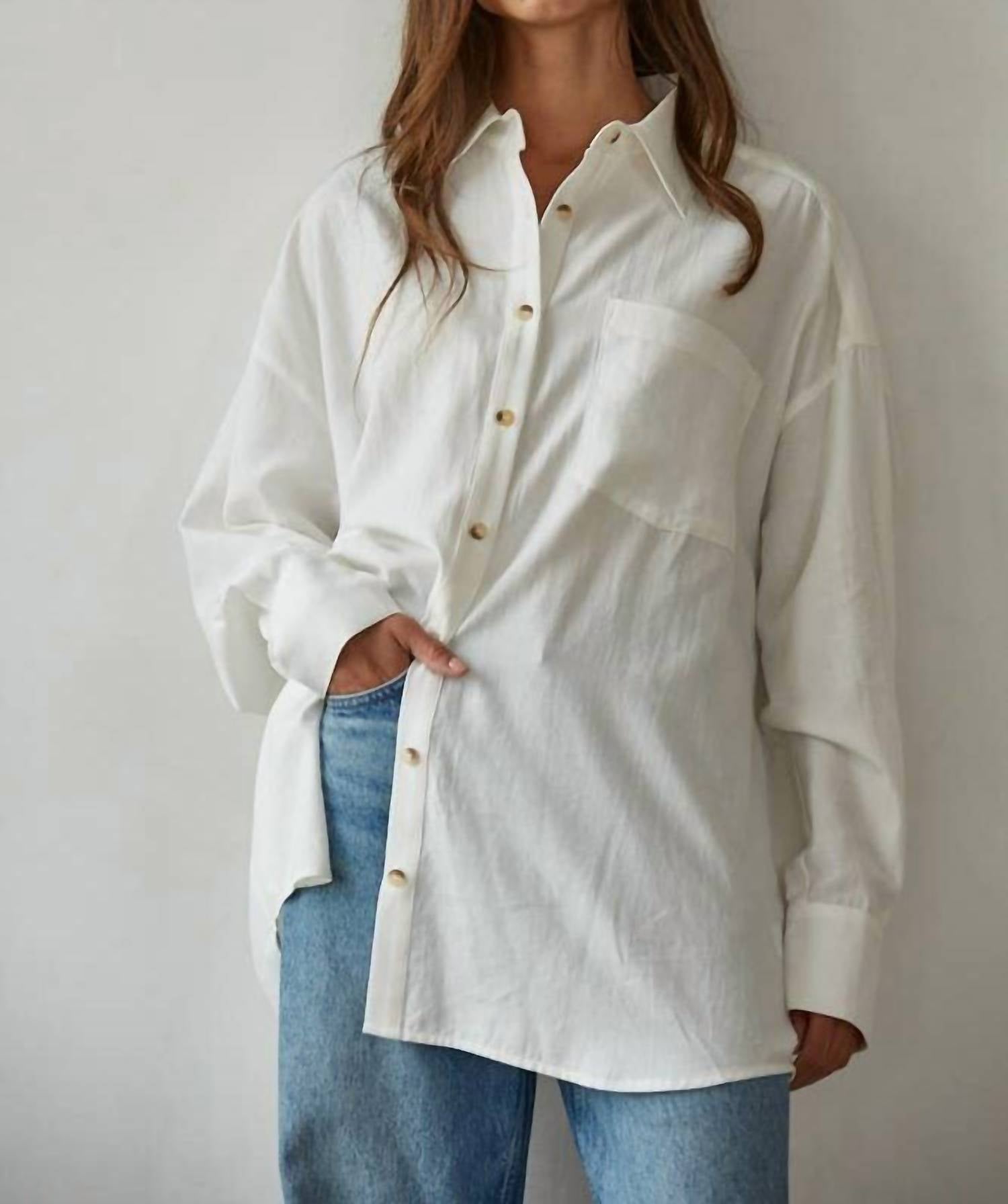By Together - Jillian Cotton Button Down Shirt