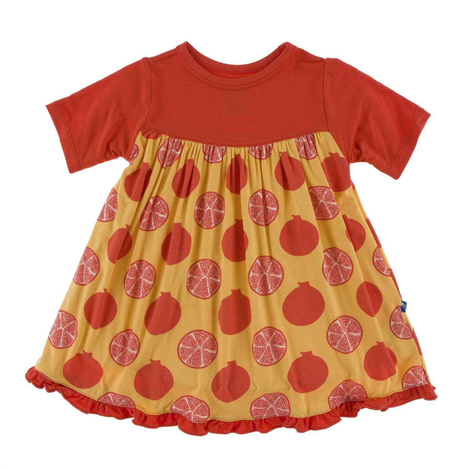 Kickee - Girls' Short Sleeve Swing Dress