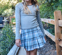 Flowers By Zoe - Girls Harlee Plaid Flannel Skirt