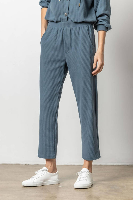 Lilla P - Straight Leg Waffle Pant