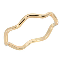 Eklexic - Super Thin Wavy Ring