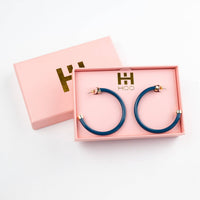 Hoo Hoops - Women's Acrylic Hoop Earrings