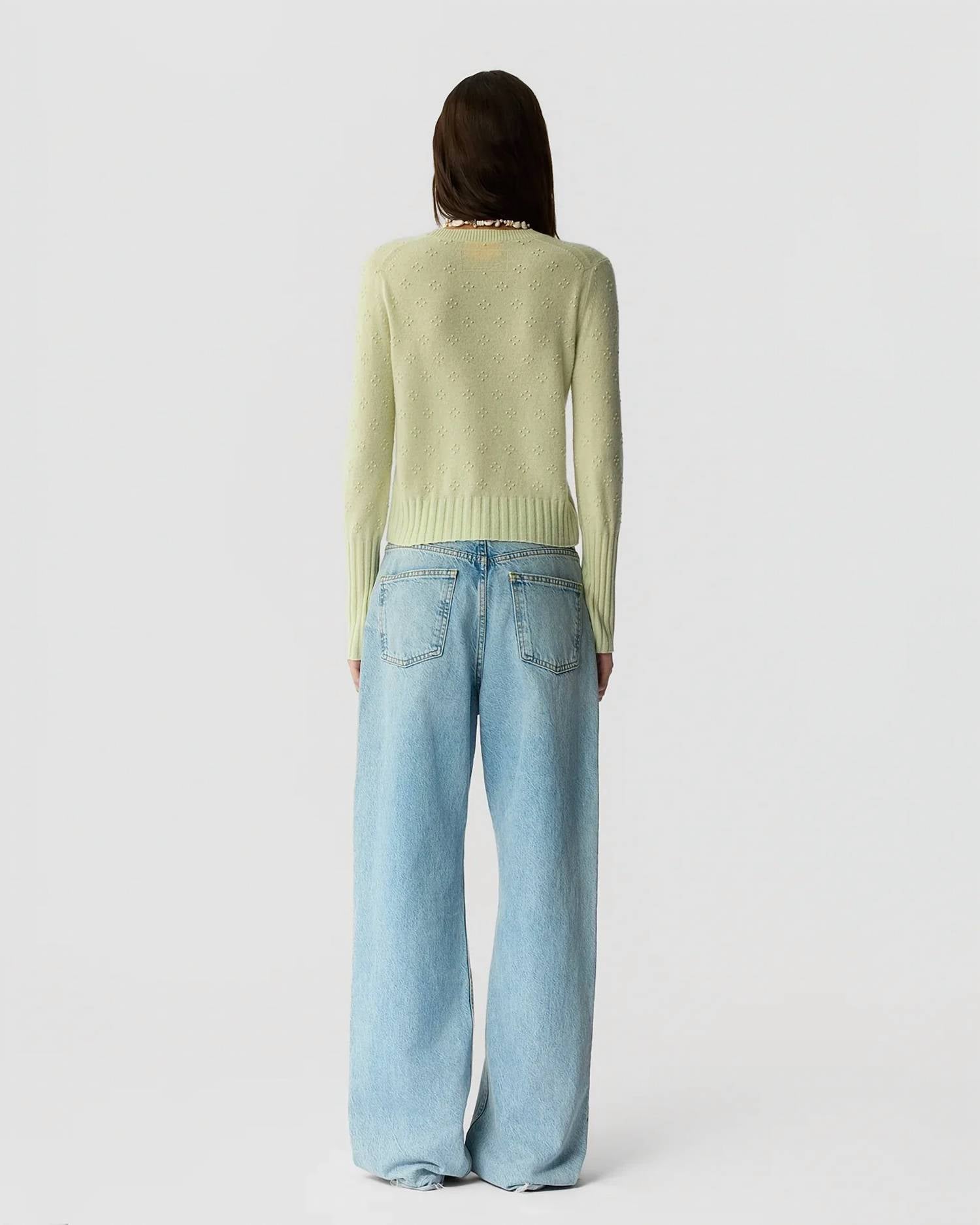 Guest In Residence - Compass Shrunken Crewneck Sweater