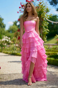 Sherri Hill - Mikado Bodice Strapless Gown