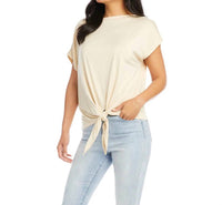 Karen Kane - Beasley Boatneck Tie Front Top