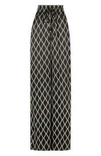 Shona Joy - SILK CONTRAST RELAXED PANTS