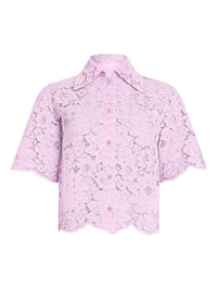 Patou - Lace short sleeve shirt