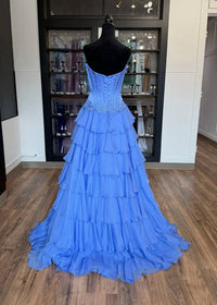 Sherri Hill - Women's Strapless Drop Waist Dress