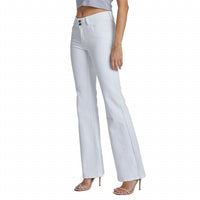 Cello - 2 Button Mid Rise Flare Jeans