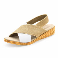 Charleston Shoe Co. - Women's Atlantic Solid Sling Back Stretch Sandal