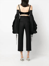 Del Core - Pre-Loved Drop Shoulder Crop Top