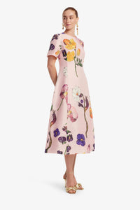 Leo Lin - Caroline Short Sleeve Midi Dress
