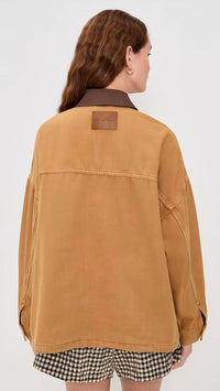 Free People - Lemon Canvas Jacket