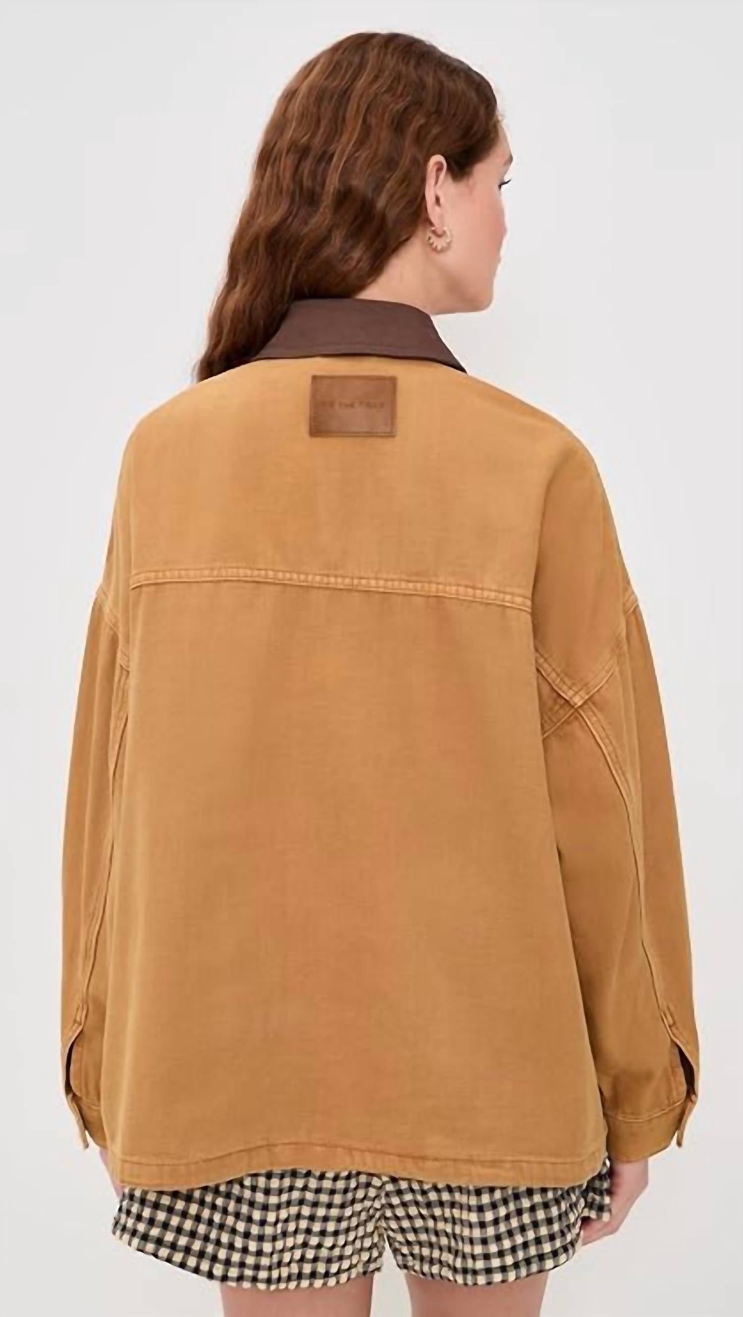 Free People - Lemon Canvas Jacket