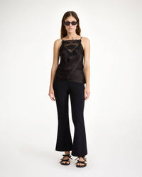 BY MALENE BIRGER Vilanna High-waist Trousers in black - women's pants