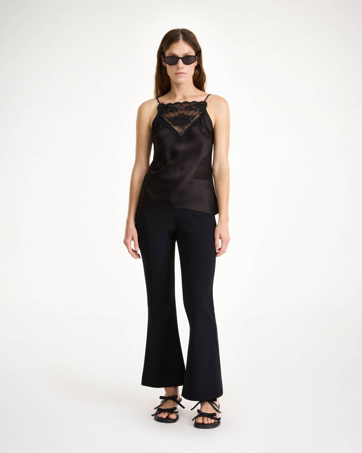 BY MALENE BIRGER Vilanna High-waist Trousers in black - women's pants