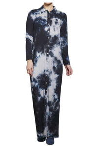 Japparel - Mackenzie Button Down Ribbed Maxi Dress