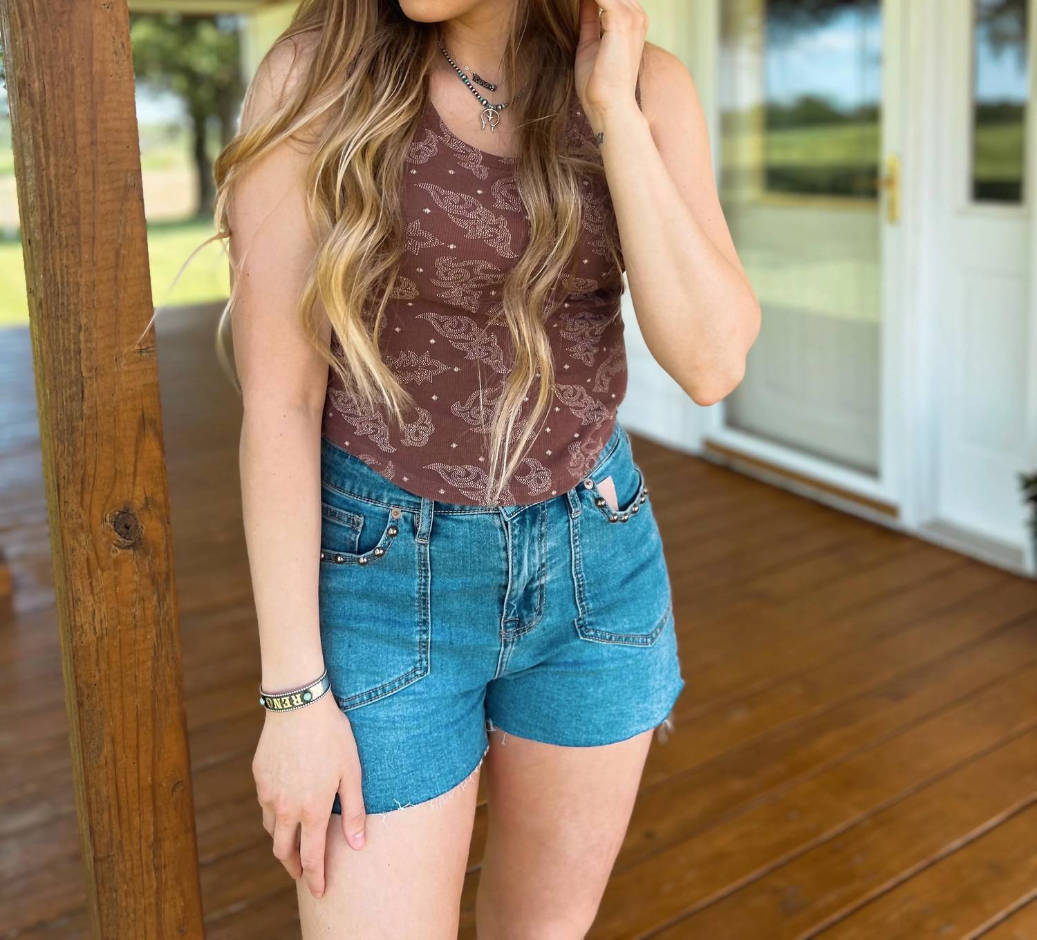 Rock & Roll Denim - Boot Stitch Tank