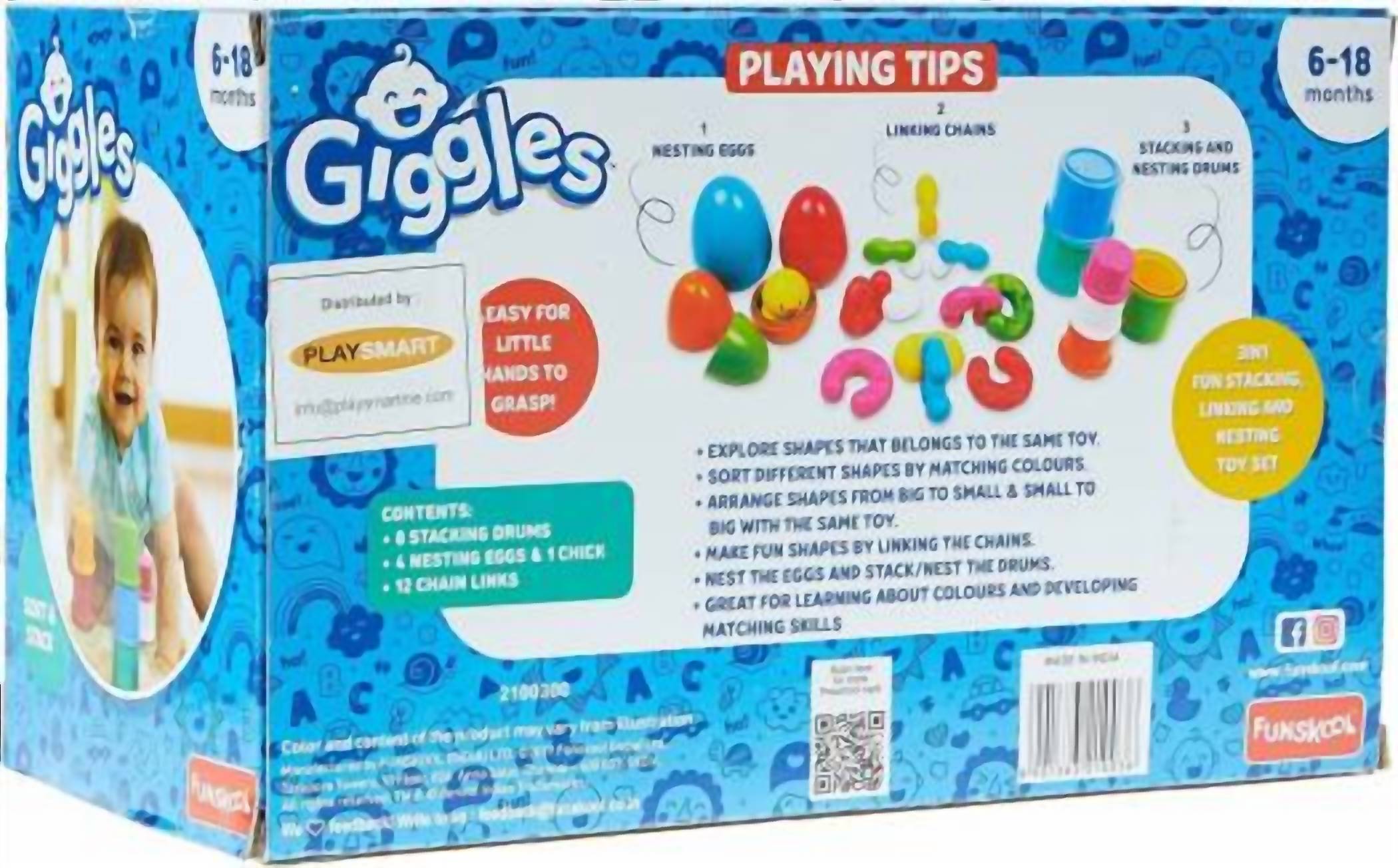 Funskool - GigglesLink Stack N Nest Toy Set