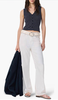 Rag & Bone - Striped Button Knit Blouse