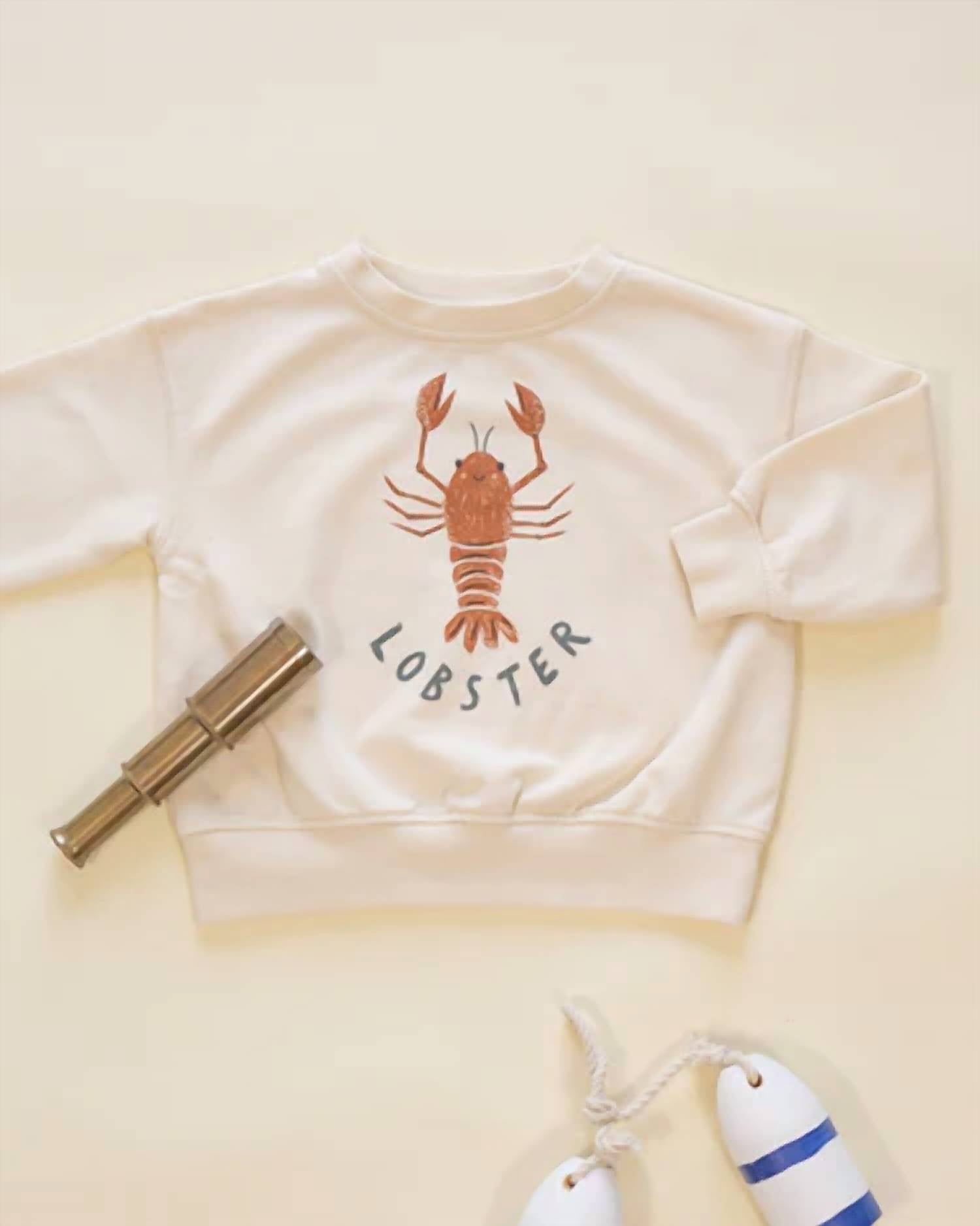 Rylee + Cru - Kids Lobster Long Sleeve Sweatshirt