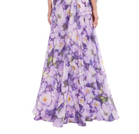 Badgley Mischka - Women's Sweetheart Neckline A-line Skirt Floral Gown Dress