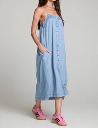 Saltwater Luxe - Chambray Midi Dress
