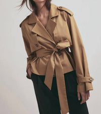 Favorite Daughter - Cropped Charles Trench Coat