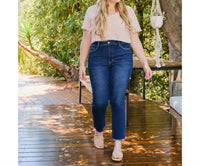 Vervet By Flying Monkey - Super High Rise Slim Straight Jeans