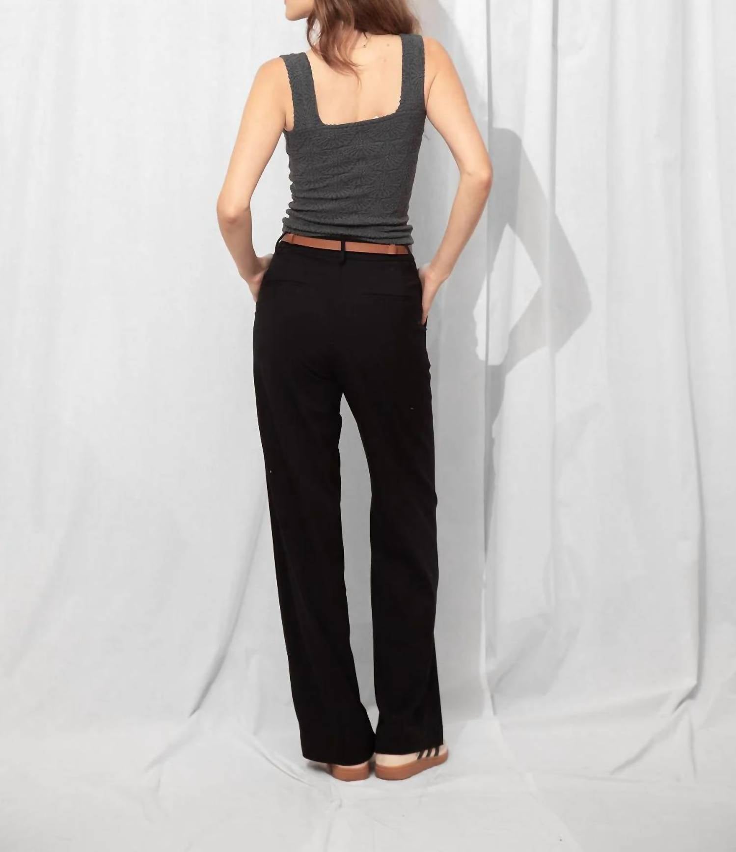 Attentif - Lucy High Rise Wide Leg Trouser