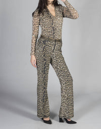 Petit Pois By Viviana G - High V-neck Long Sleeve Tee