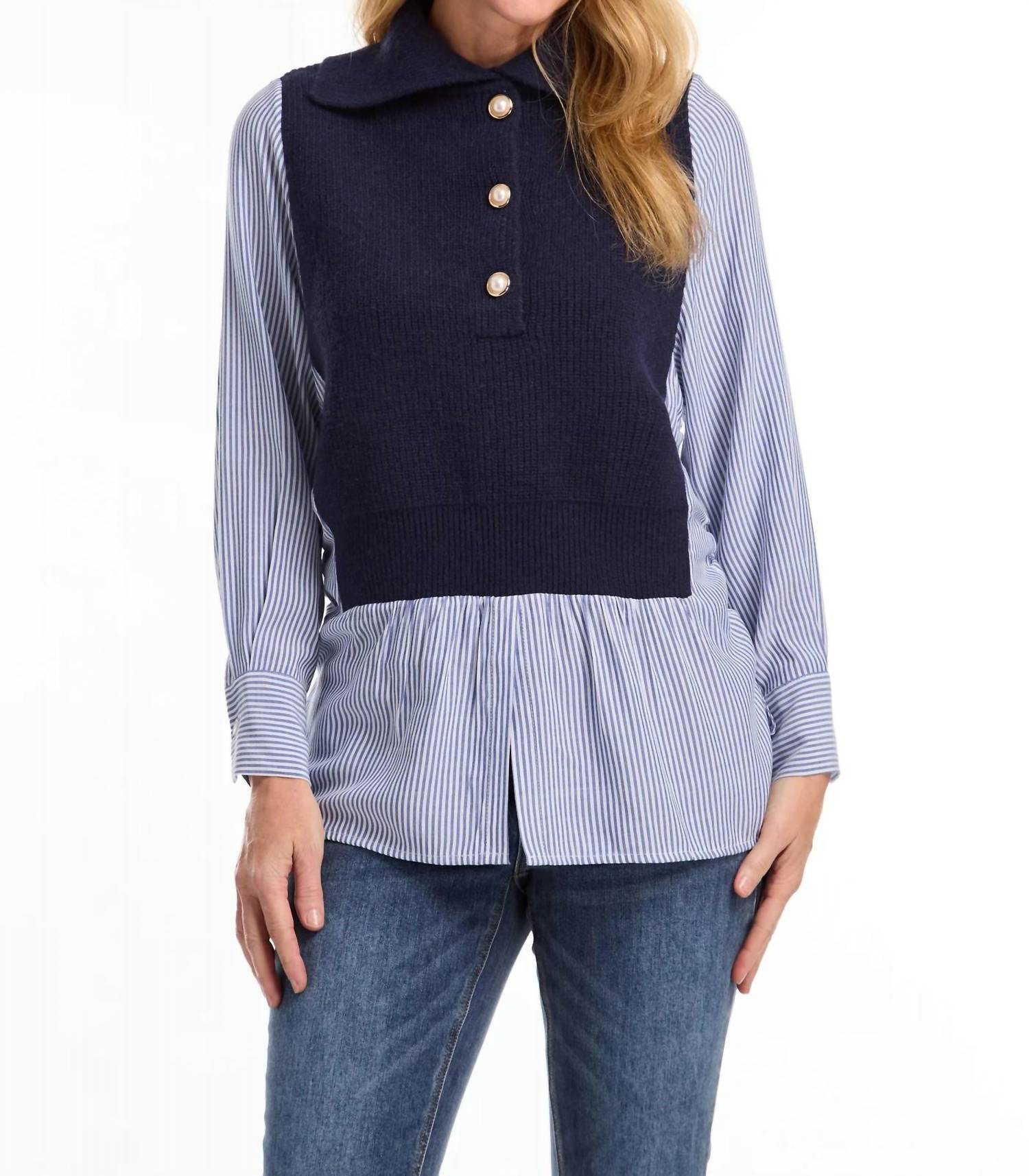 Fdj - Mix Media Sweater