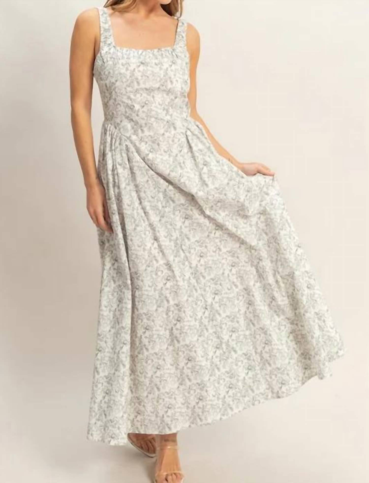 Hyfve - Floral Print Empire Waist Dress