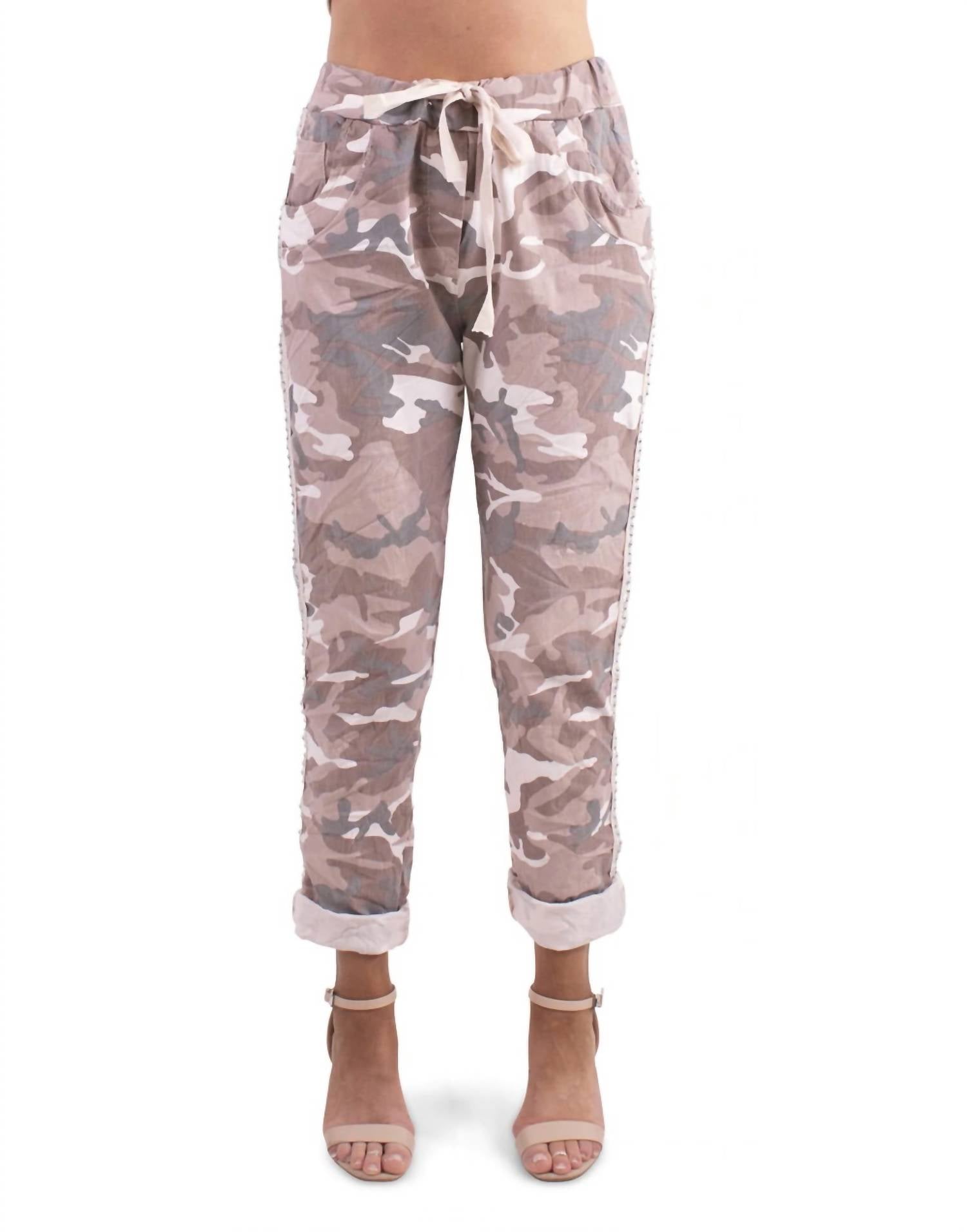 STRETCH CAMO PANTS