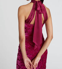 Theia - Andrea Bow Back Midi Dress